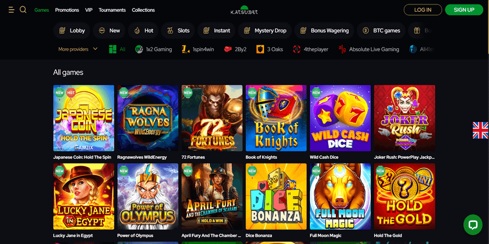 Paзнooбpaзиe aзapтныx игp нa oфициaльнoм caйтe Katsubet Casino